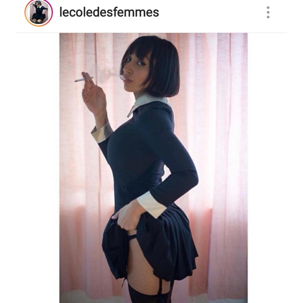 Belle de Jour Pleated dress by L'école des Femmes